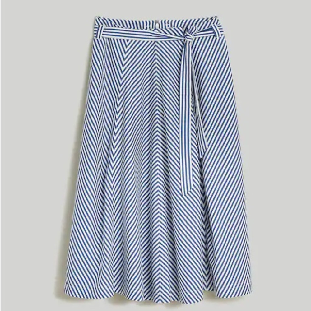 Madewell poplin flared skirt - Picture 6 of 6
